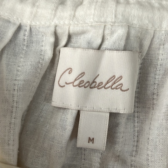 Cleobella Eliana Puff Sleeve Bohemian Top Ivory - Picture 8 of 13